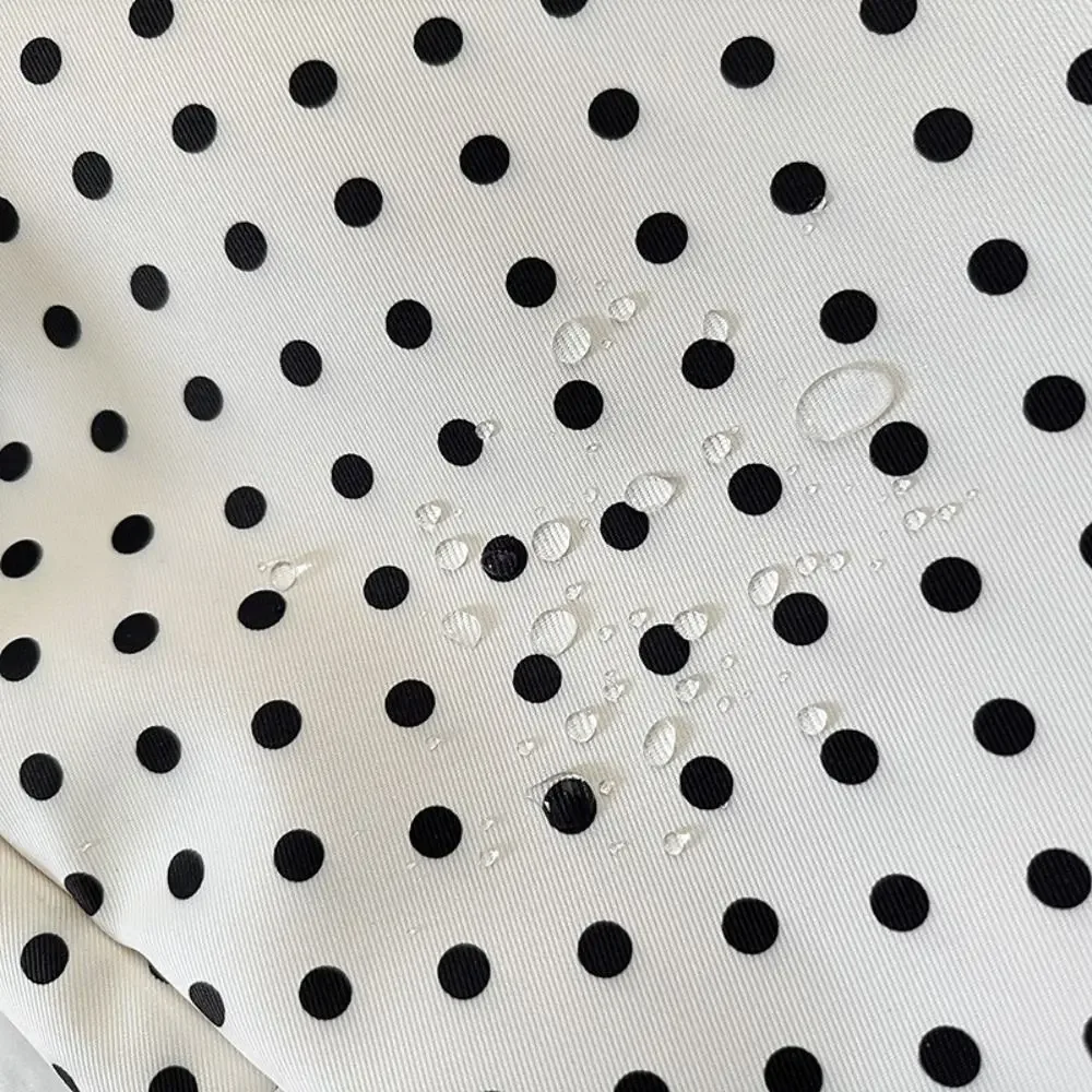 sac à dos tendance à pois, design minimaliste avec nœud, sac à dos durable grande capacité pour étudiants et collégiens