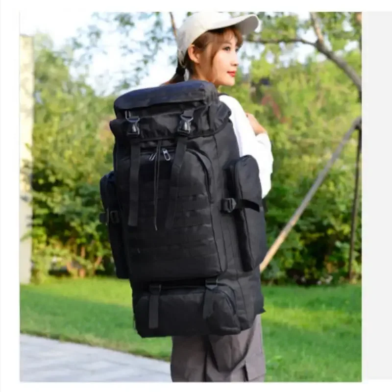 sac à dos de randonnée homefish 80l/100l, grand sac à dos de montagne, sac à dos tactique pour l'escalade, la randonnée, le camping et les voyages