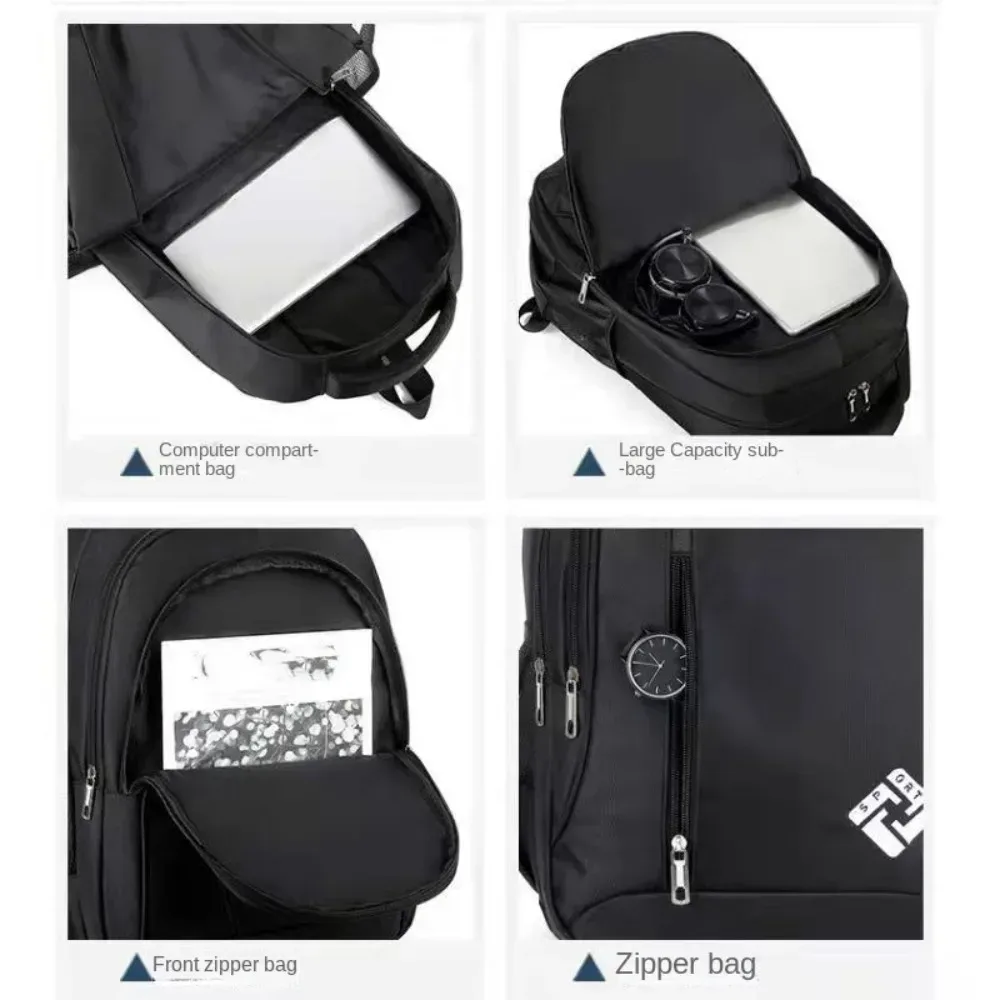 sac à dos multifonctionnel pour hommes, grande capacité, sac à dos pour ordinateur portable, sac à dos imperméable, sac à dos décontracté, sac d'école