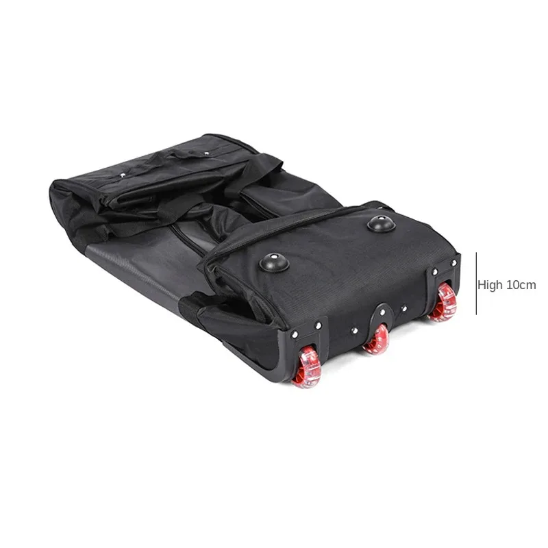 sacs de chariot à bagages roulants de grande capacité de 28/32 pouces avec roues sac polochon oxford étanche sac à roulettes valise de voyage