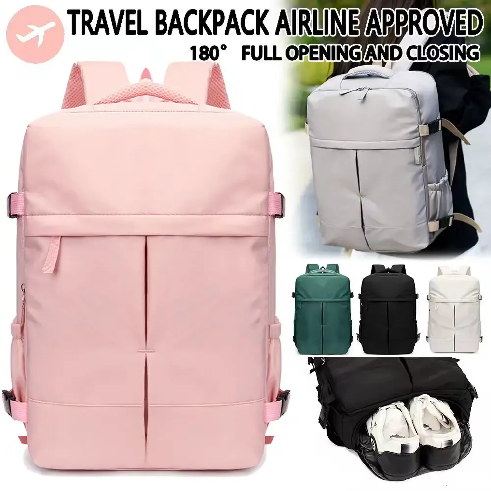 Sac à dos de loisirs pour l'Europe et les États-Unis, sac à dos de voyage de grande capacité, compartiment à chaussures indépendant, sac pour ordinateur.
