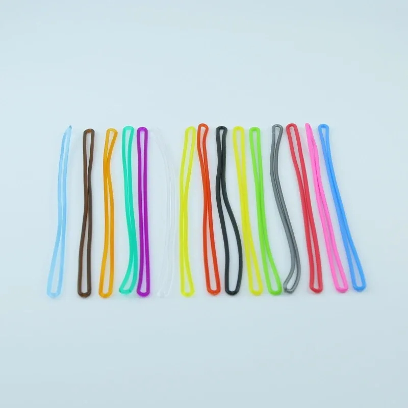 étiquettes de bagage écologiques, 100 pièces, boucle en plastique, sangles à vis sans fin en pvc, conforme aux normes américaines, 15 couleurs