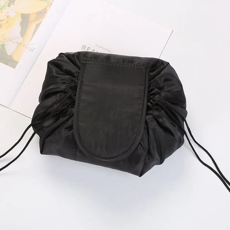 sac de voyage pour le rangement du maquillage, organiseur portable imperméable pour femmes, trousse de toilette, sac cosmétique à cordon pour femmes