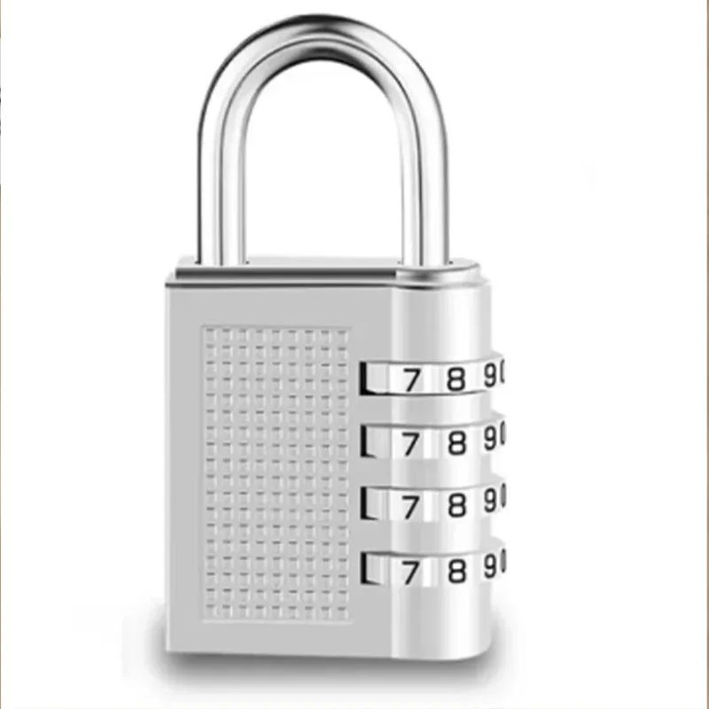 cadenas code chiffres métallique noir argent sécurité voyages valises casiers ecoles gym extérieur tsa