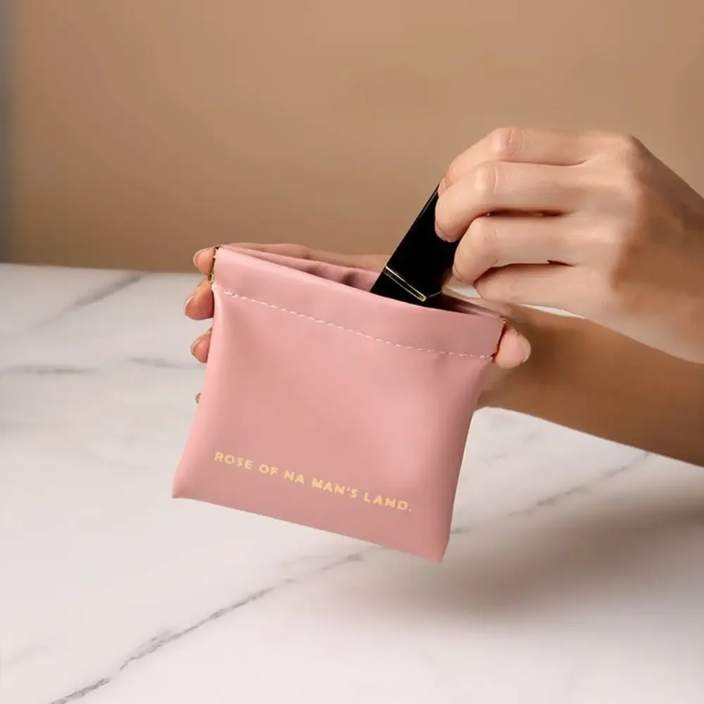 sac à main portable en pu pour femmes et filles, mini trousse de maquillage, rouge à lèvres, bijoux, voyage, évaluateurs cosmétiques, mode simple