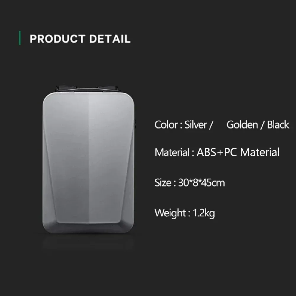 sac à dos pour ordinateur portable imperméable pour homme, 15,6/17 pouces, extensible, coque rigide, sac de jeu, antivol tsa, charge usb, sacs de voyage d'affaires