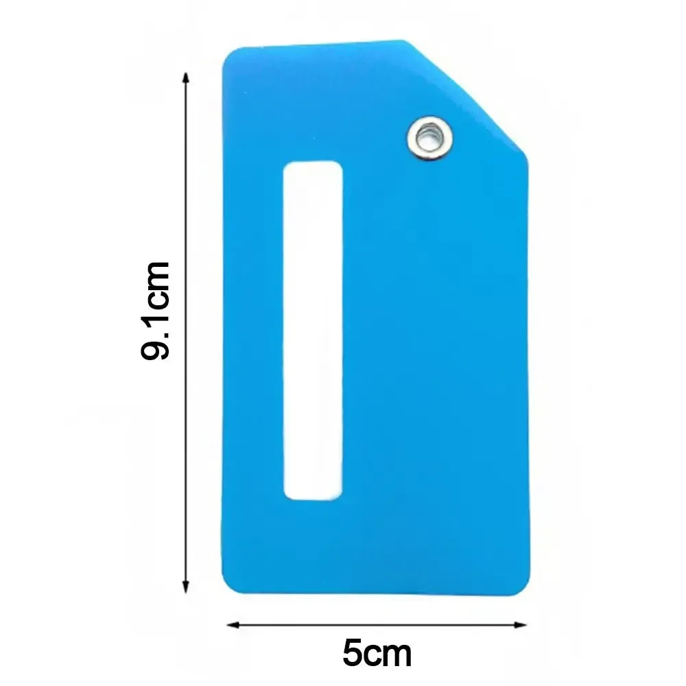 nouvelle étiquette de bagage en silicone souple, 6 couleurs, pour carte d'embarquement, étiquette nominative pour bagages, pour hommes