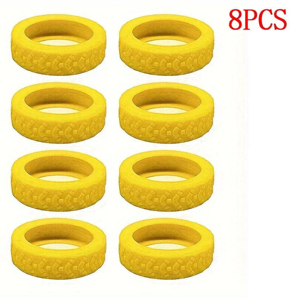 protecteur de roues de bagages en silicone, 8 pièces, roulettes, chaussures, valise de voyage, réduit le bruit, accessoires de couverture de protection