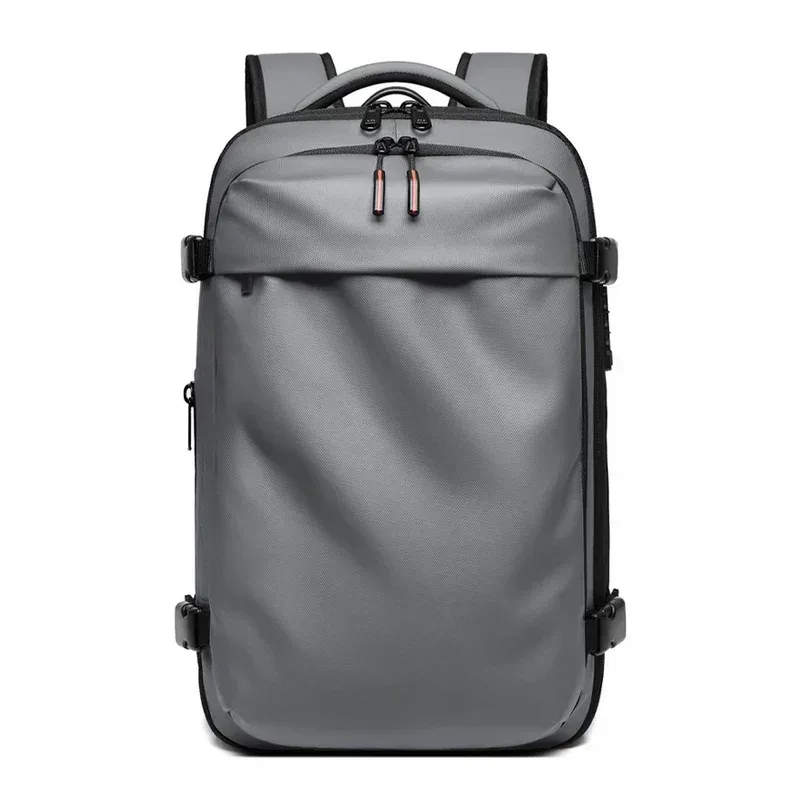 sac à dos de voyage pour hommes, sac à dos pour ordinateur portable avec compression sous vide, 17 pouces, grande capacité, sac à dos scolaire, sac à dos de randonnée, sac à dos d'affaires