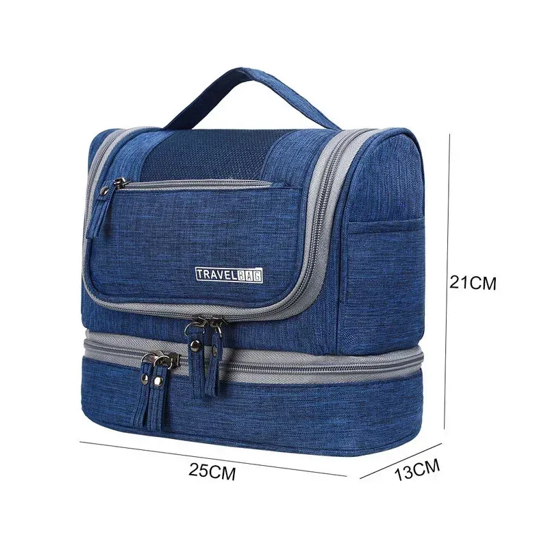 nouveaux hommes nécessaires suspendus sac de maquillage oxford organisateur de voyage sacs à cosmétiques femmes nécessaires trousse de maquillage lavage trousse de toilette