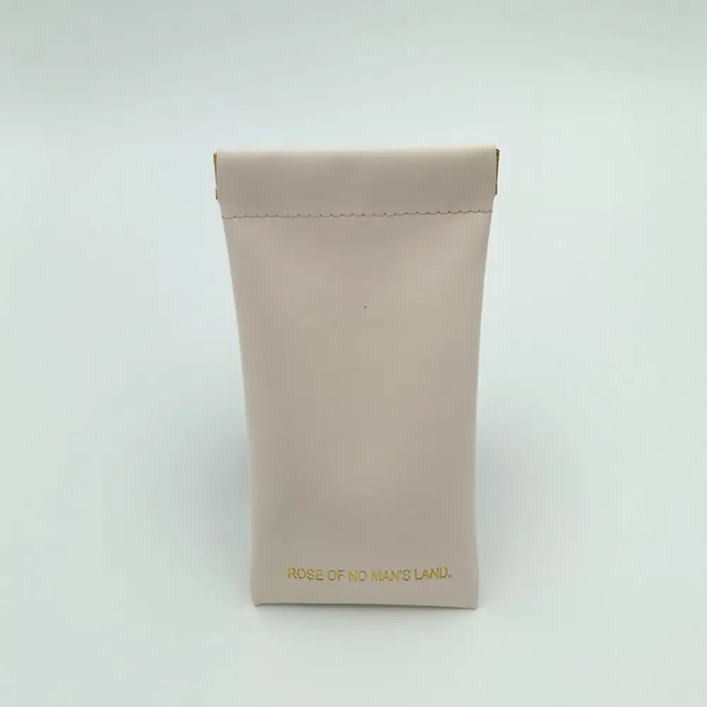 sac de maquillage simple pour rouge à lèvres, mini sac à main portable pour bijoux, sac de rangement de voyage en pu pour femmes et filles