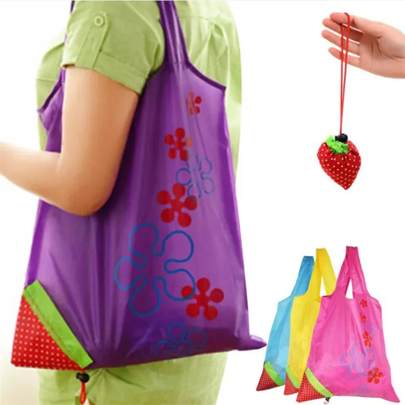sac de rangement créatif pour l'environnement, sacs à provisions pliables harvey, sac fourre-tout réutilisable, sac d'épicerie pliable, sac à soupe en nylon, 1pc