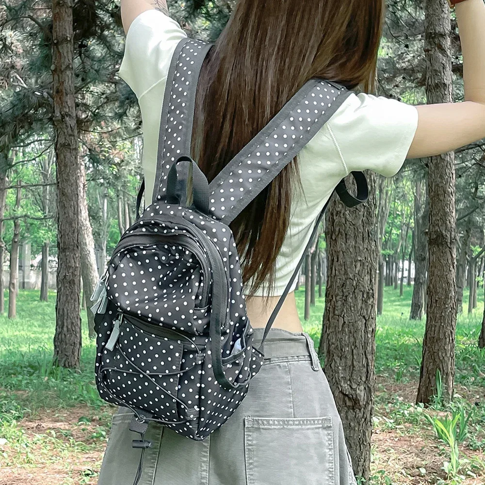 sac à dos wave point, léger et de grande capacité, sac à dos de voyage extérieur tendance et élégant pour filles