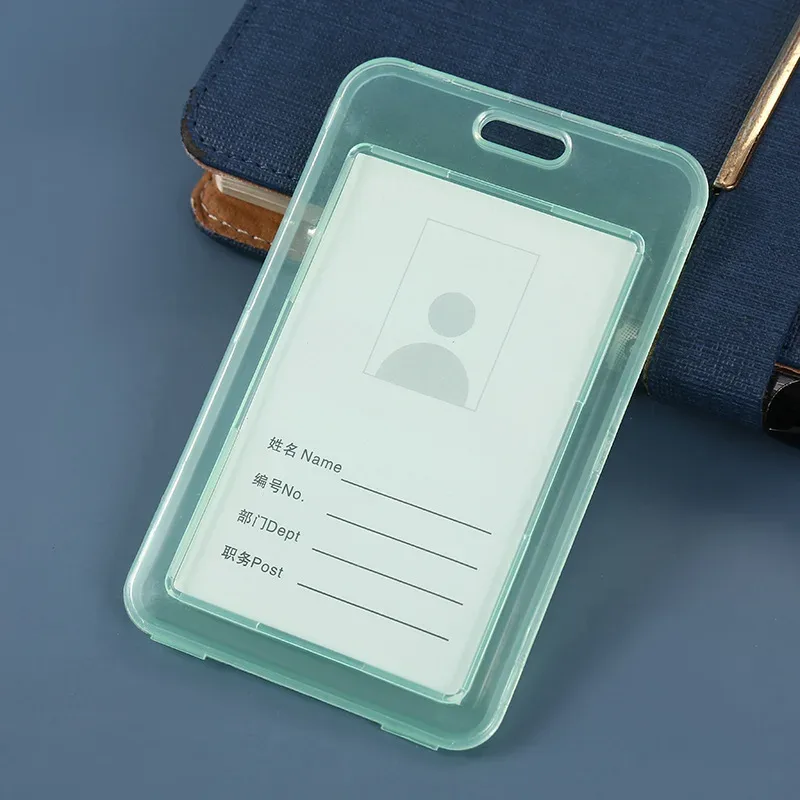 porte-carte de bus pour étudiants, 1 pièce, porte-badge pour cartes de crédit, carte d'identité bancaire, fournitures scolaires, nouvelle couverture de carte transparente