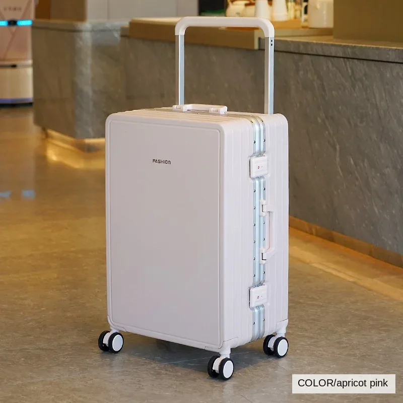 ko-ku ultra léger cadre en aluminium large chariot bagages femme grande capacité valise muet roue universelle mot de passe boîte