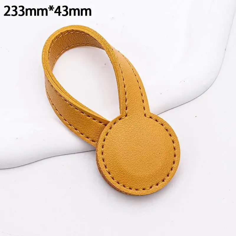 clip magnétique multifonctionnel en cuir pu pour chapeau, clip organisateur rond à aimant puissant, accessoire de sac de voyage