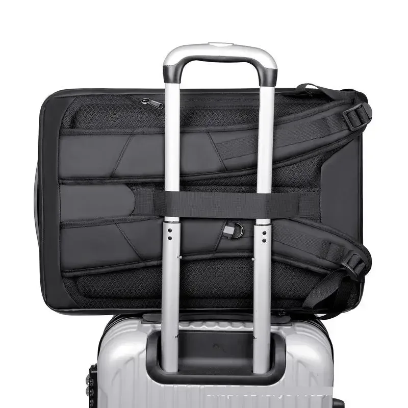 sac à dos multifonctionnel pour homme, sac pour ordinateur portable, sac à coque rigide, grande capacité, hydrofuge, abs, usb, e-sports, mode