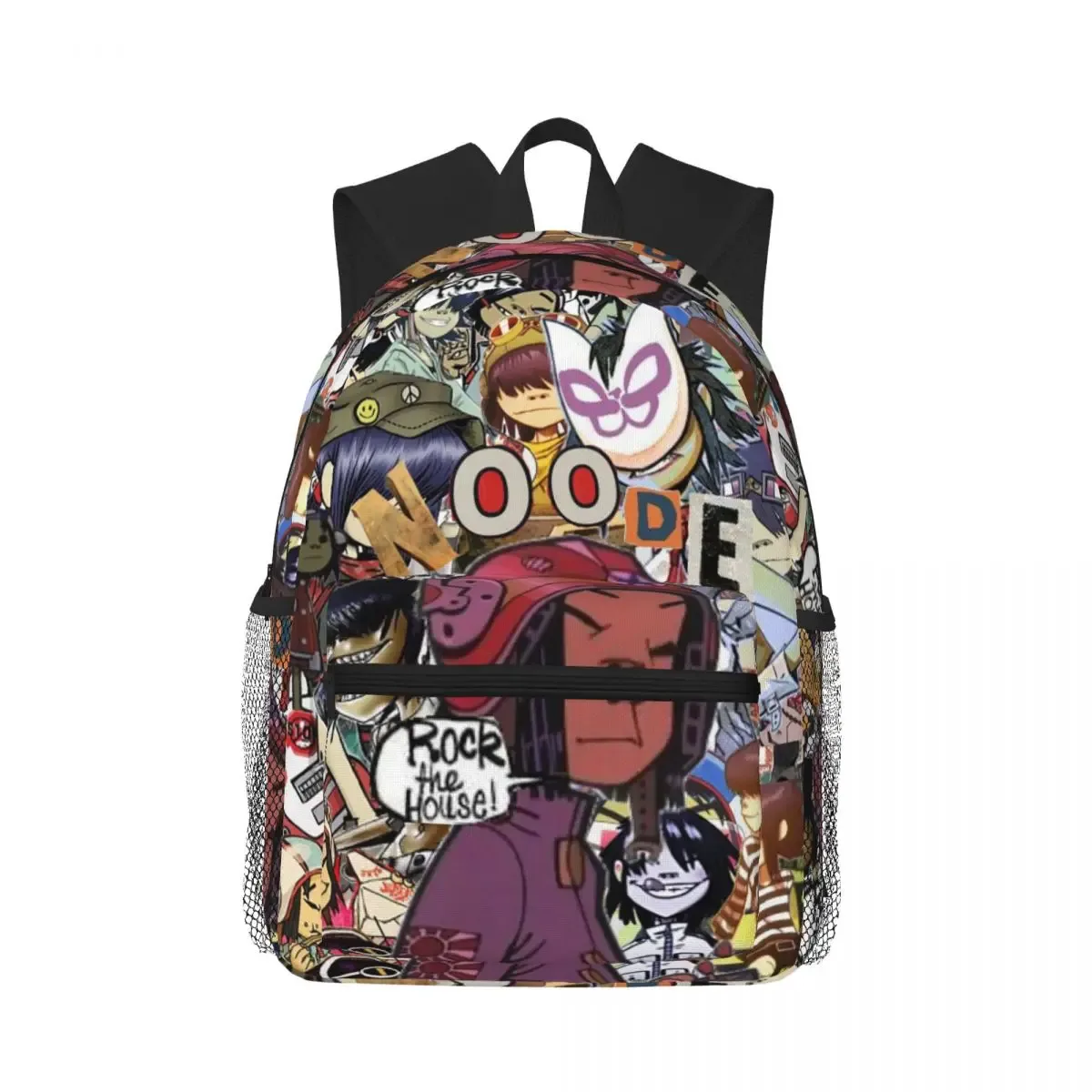 bande de musique gorillaz étudiant sac à dos sac d'école randonnée voyage sac à dos pour garçons filles bookbag sacs à bandoulière