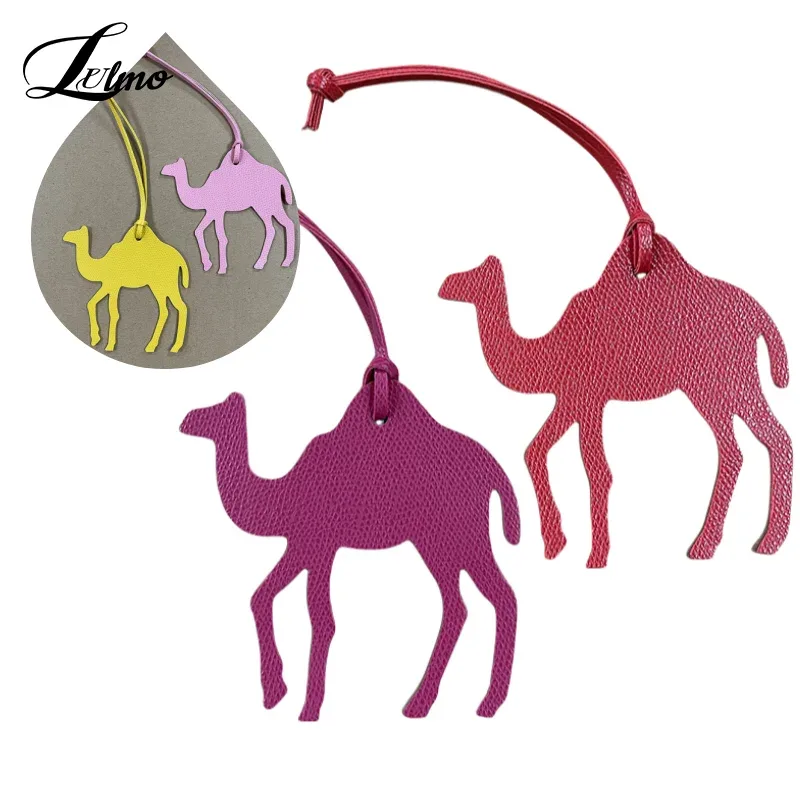 pendentif chameau personnalisé en cuir pu pour femme, carte d'arabie saoudite, date, palmier, porte-clés, sac à dos, breloques