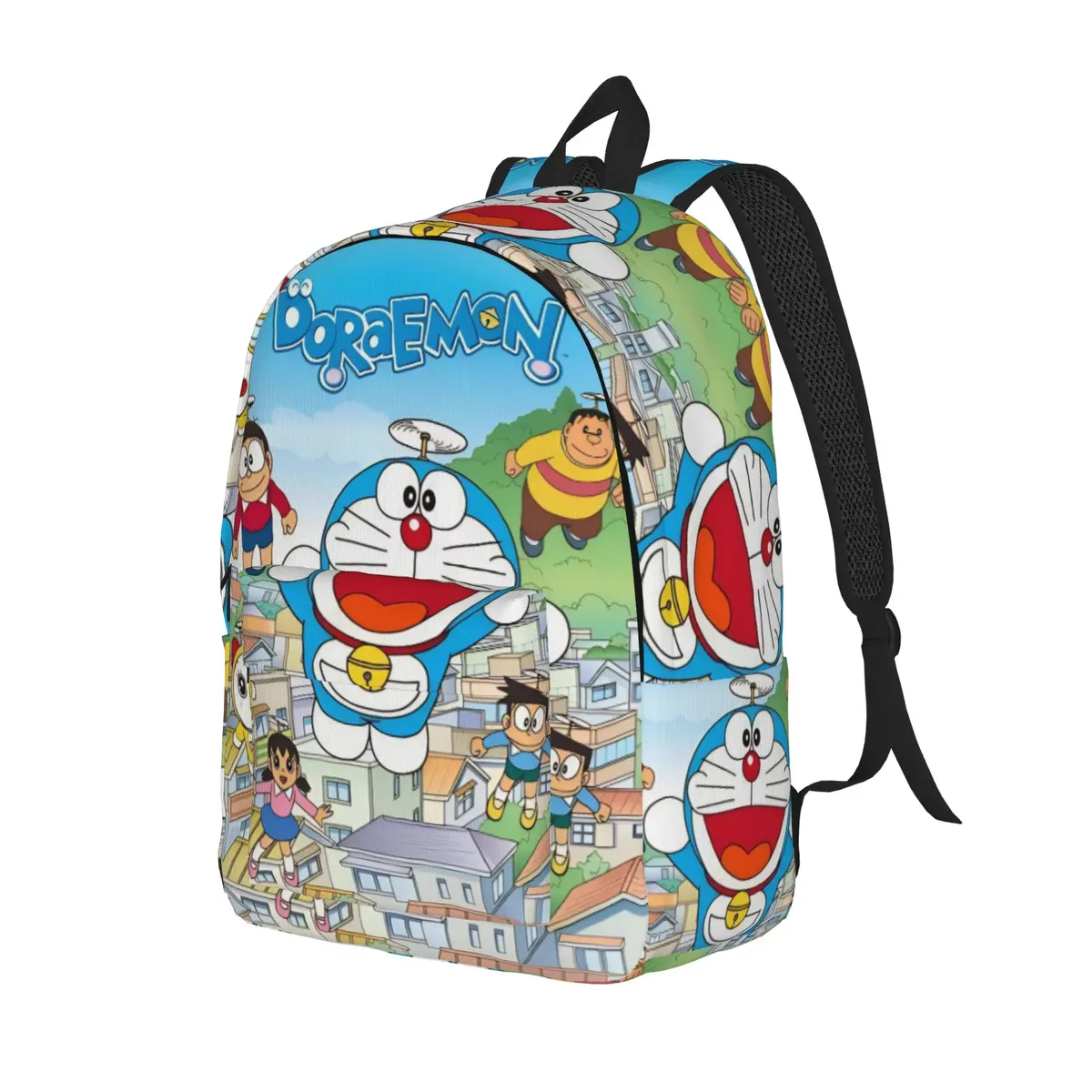 sac à dos doraemons blue cats pour hommes et femmes, sac à dos tendance pour lycée, sac à dos d'affaires, sacs en toile pour ordinateur portable, pour l'extérieur