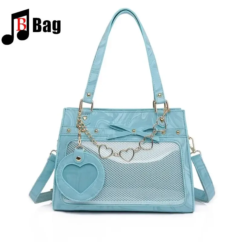 sac d'uniforme de cosplay japonais lolita jk pour femmes, magnifique sac à bandoulière, sac à bandoulière portable, sacs ita pour sous-culture