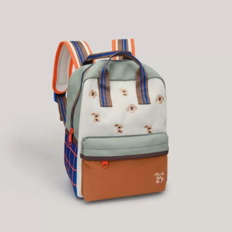 sac à dos pour enfants, sac à dos personnalisé avec nom pour la maternelle, sac à dos brodé avec détails de petit chien, comme cadeau d'anniversaire