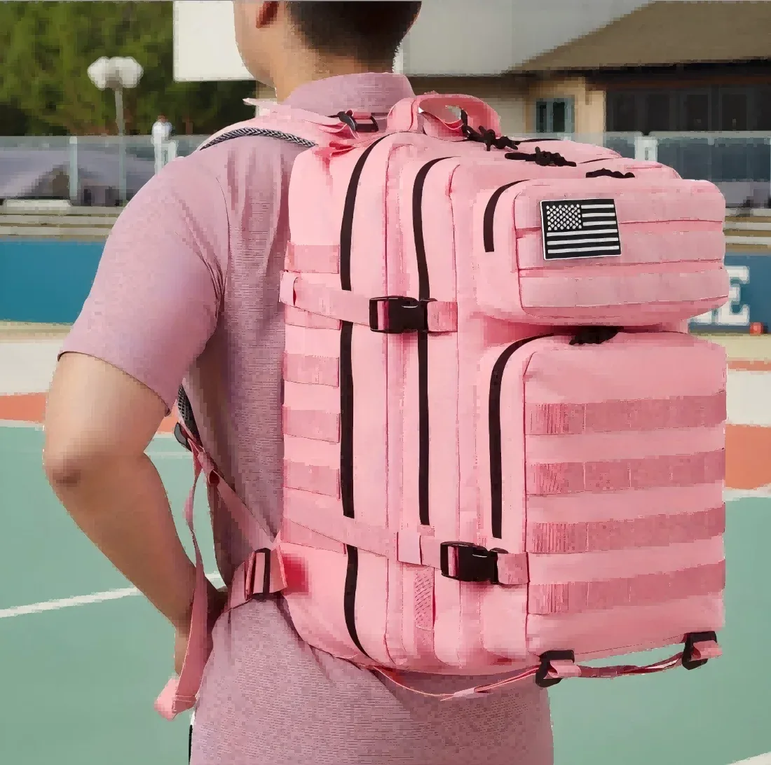 sac à dos tactique 45l pour hommes, système molle, sac de survie 3 jours, chasse, camping, randonnée, sac de sport, sac de survie d'urgence
