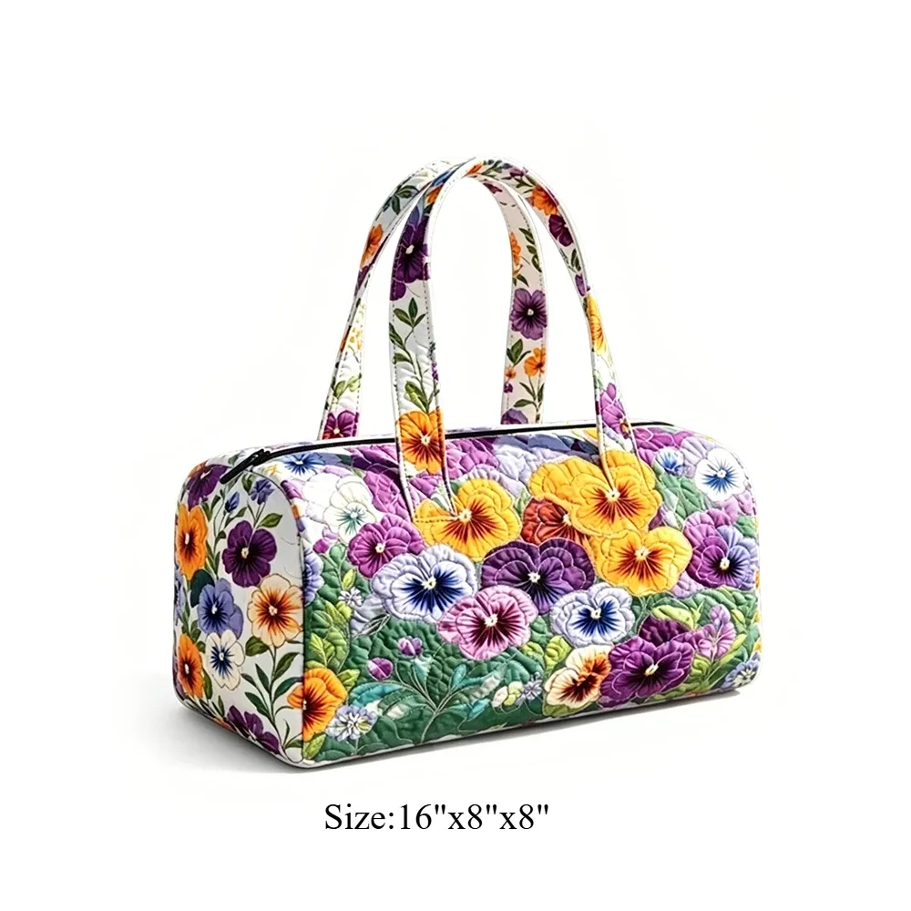 sac de voyage matelassé géométrique ethnique bohème, sac de week-end coloré à imprimé aztèque avec poignées, sac fourre-tout pour festival