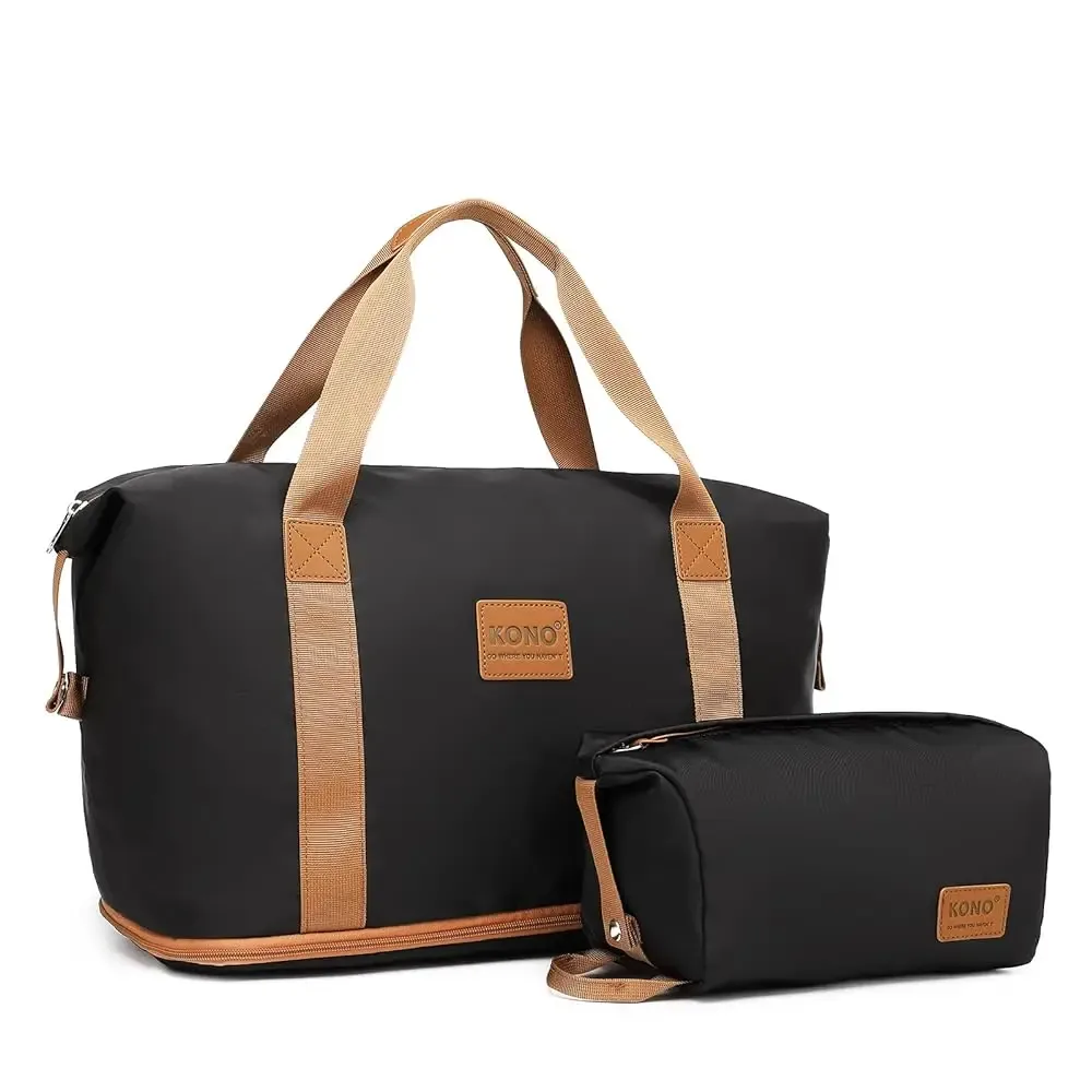 kono-sac cosmétique étanche pour femme et homme, sac de sport séparé, bagage à main et sac à provisions, 36l