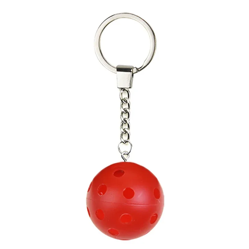 mini porte-clés unisexe en métal style sportif, raquette de pickleball, accessoires de décoration pour sac à main et sac à dos