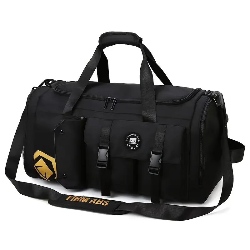 sac à dos de voyage de grande capacité, sac de sport avec compartiment séparé pour les affaires sèches et humides, compartiment indépendant pour les chaussures.