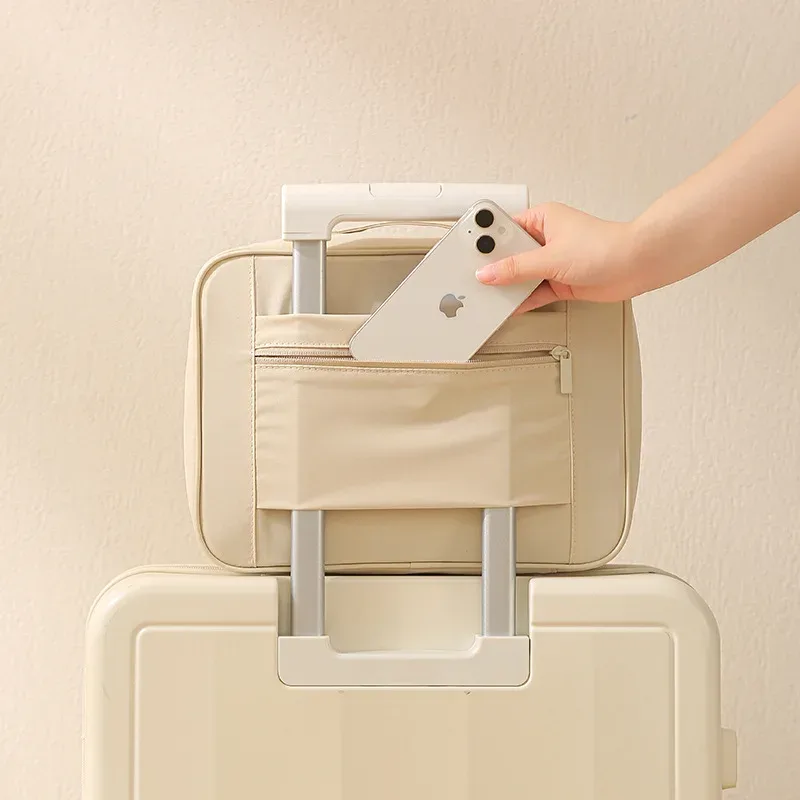 sac de rangement pour chaussures de voyage en tissu oxford, valise de voyage, boîte à chaussures portable pour trois paires, boîte à chaussures portable pour pantoufles, sac à cosmétiques