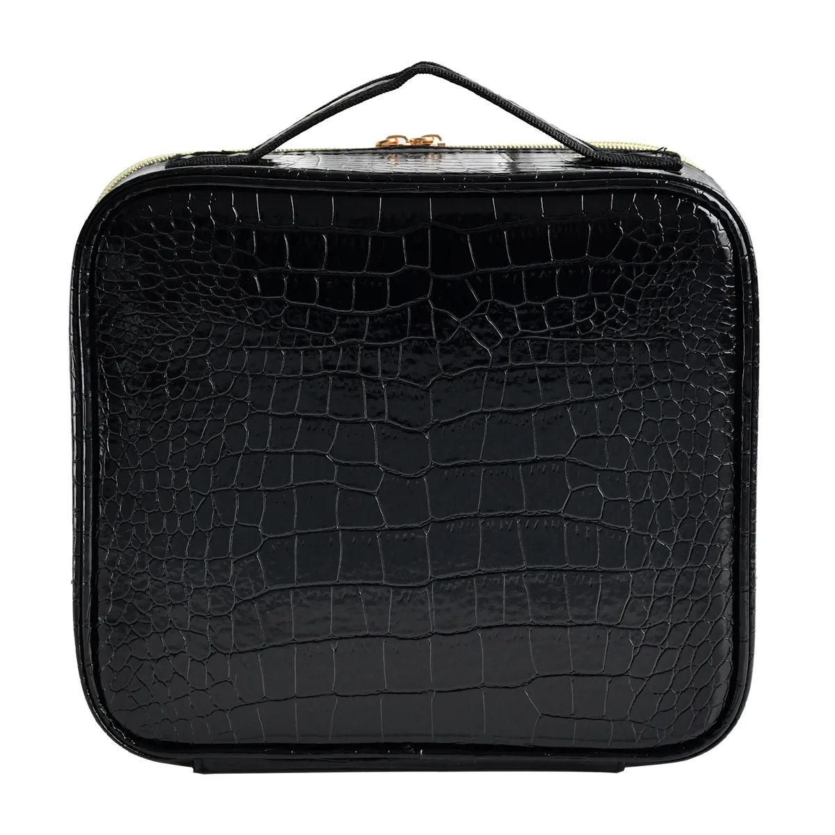 trousse à cosmétiques en cuir pu pour femme, étui de maquillage de voyage portable multifonctionnel, nouveau