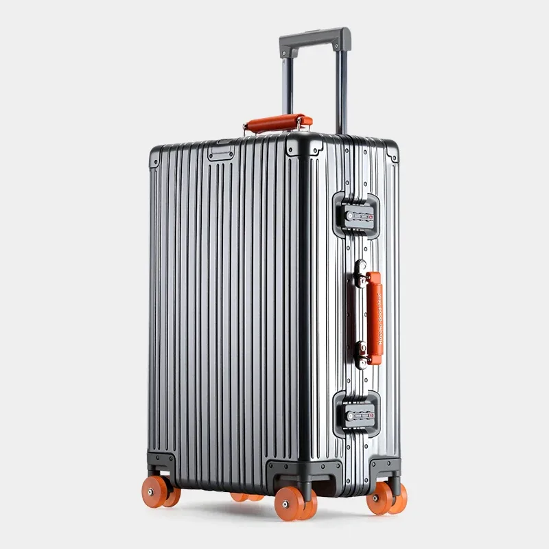 nouveau bagage tout en alliage de magnésium 100% valise à main de grande capacité de 28 pouces taille de cabine de 20 pouces avec verrouillage par mot de passe
