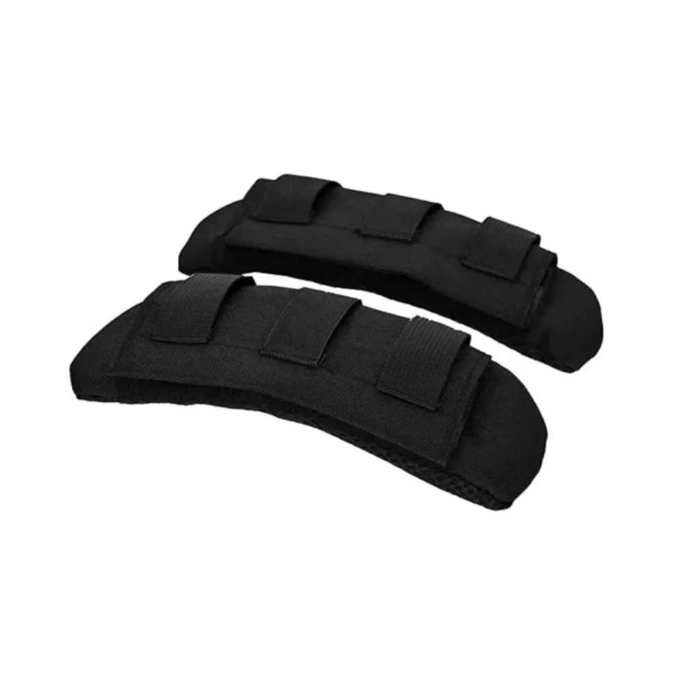 support sac dos tissu nylon noir bandes velcro marron stabilisation transport ergonomie plein air