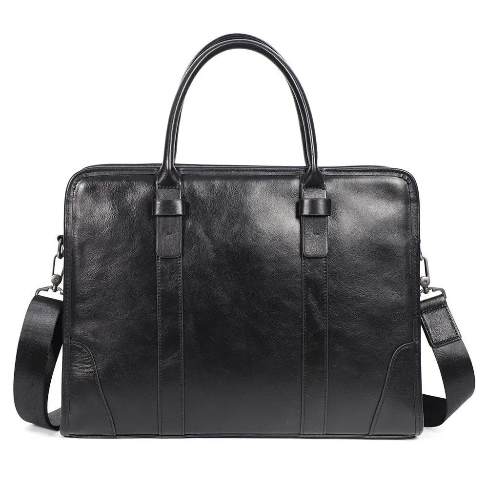porte documents cuir vache polyester fermeture éclair blanc noir marron gris kaki poche intérieure zippée poche extérieure poignée souple voyage business