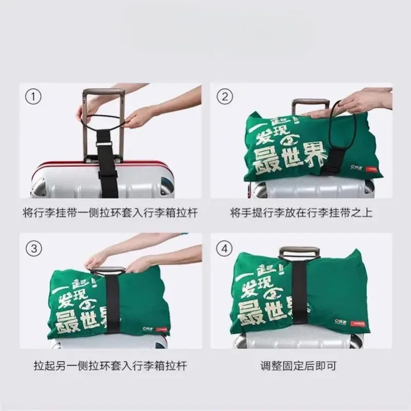 1 pièce de sangle élastique polyvalente pour bagages, réutilisable et réglable, sangle de connexion pour bagages, sangle de fixation pour valise de voyage