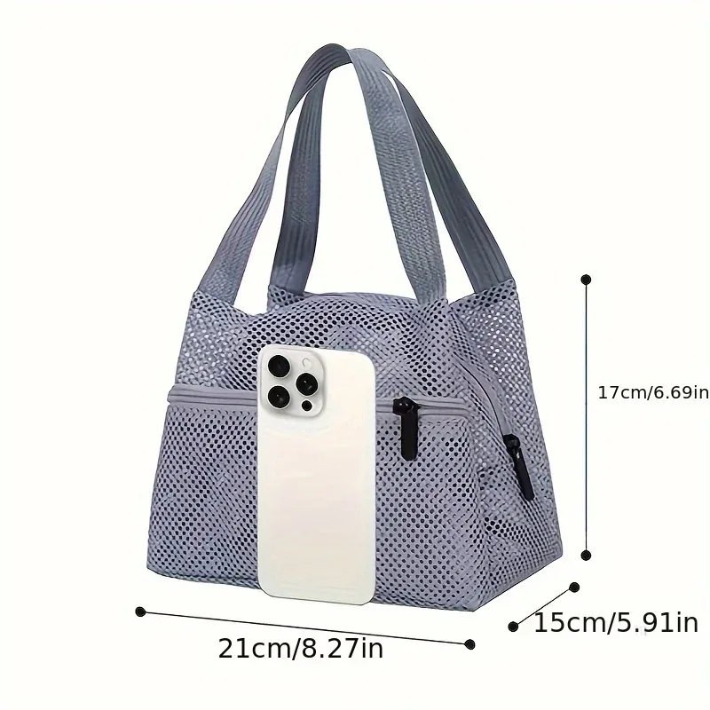 sac à main en nylon robuste, grand sac fourre-tout avec fermeture éclair, sac spacieux pour le travail, les voyages et l'usage quotidien pour les mamans et les professionnelles, 4 couleurs