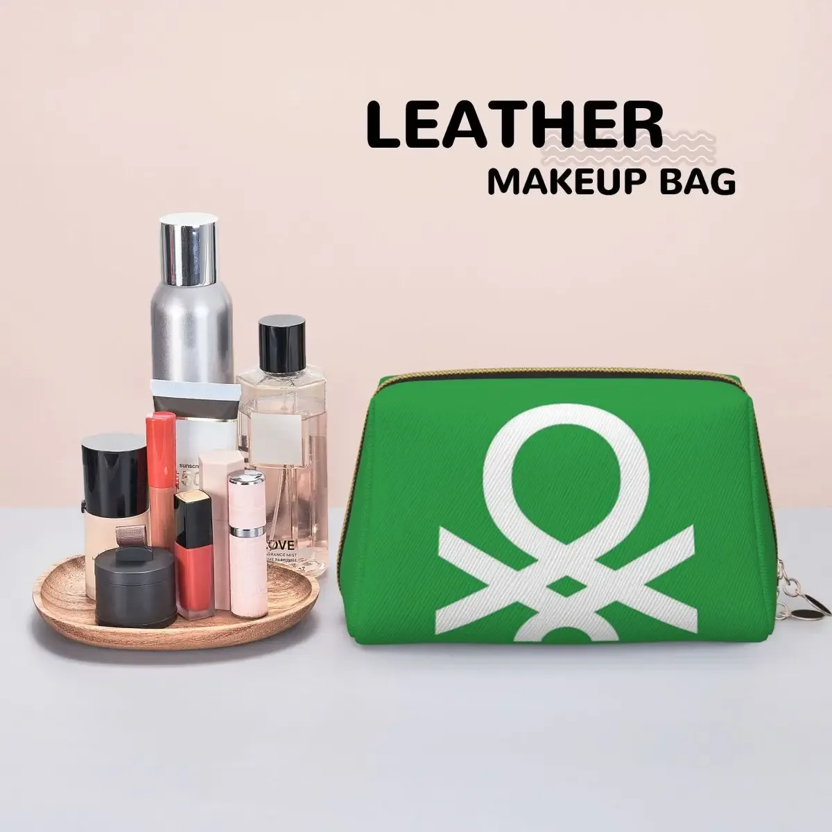 united colors of benetton – sac à cosmétiques pour femmes, pochette de rangement de maquillage de voyage, trousse de rangement de toilette, étui dopp