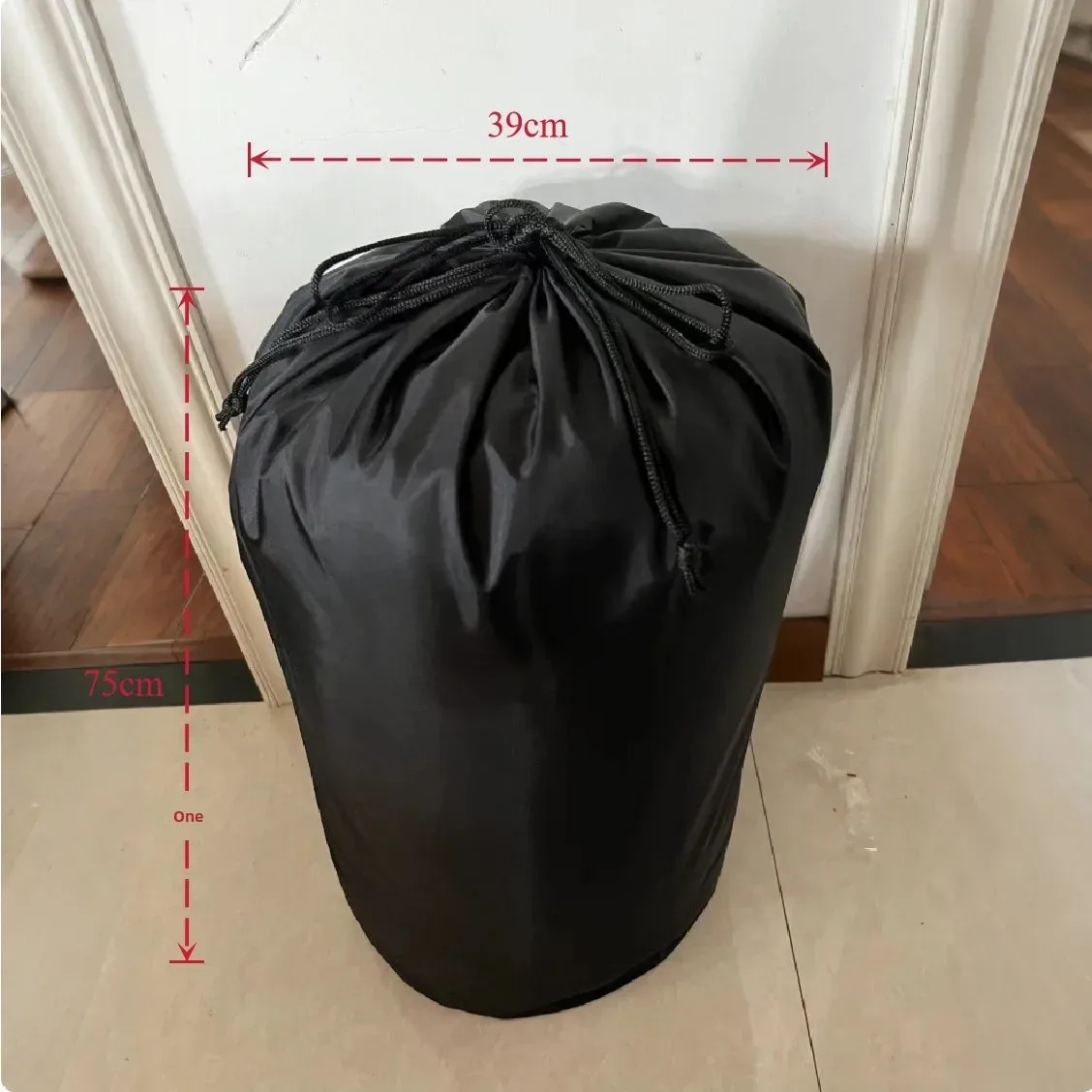 sac de rangement en tissu oxford à cordon pratique, en nylon, étanche à la poussière et au soleil, sac d'emballage, sac de rangement portable universel