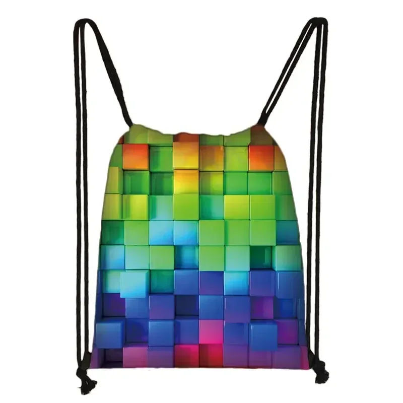 sac à dos à motif de cœur arc-en-ciel lgbt, sacs à cordon de proximité pour les zones de voyage, sac de rangement arc-en-ciel, mode thon, lesbienne et gay pride, cadeau