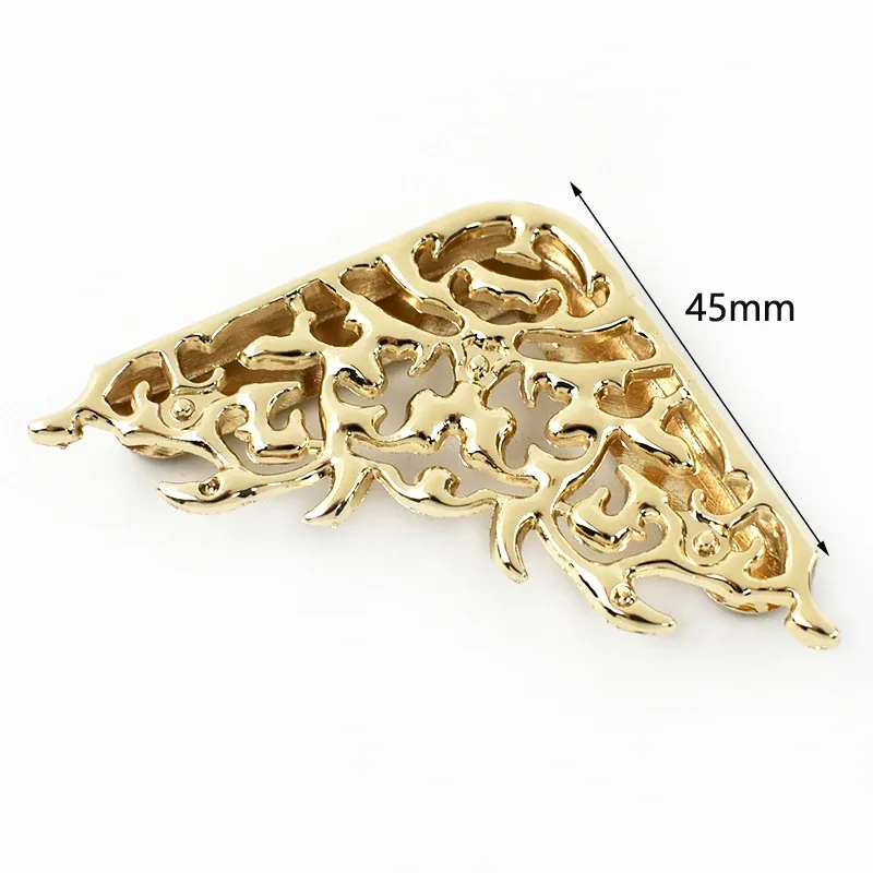 deepeel-boucles de protection des bords du sac à main, décoration d'angle de sac à bagages, fermoirs en métal, accessoires de quincaillerie de bricolage, 25mm, 35mm, 40mm, 45mm, 54mm, 5/10 pièces