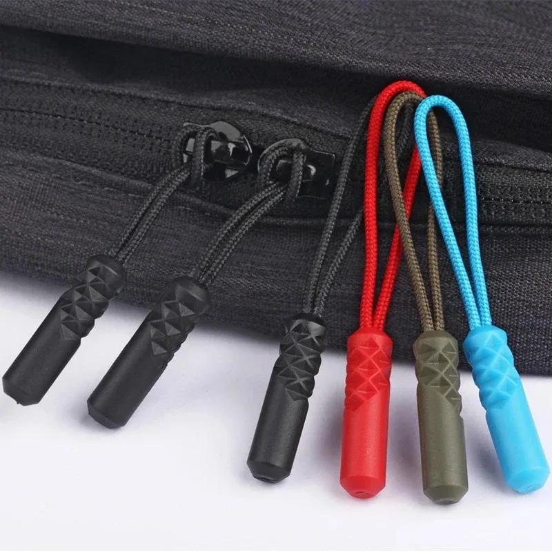 10/20 pièces tiroir de fermeture éclair, embout de remplacement pour cordon, clip de fixation pour boucle cassée, languette de fermeture éclair pour sac de voyage, valise, tente, sac à dos