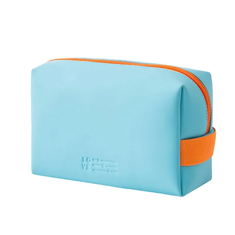 trousse de maquillage de voyage personnalisée, sac à cosmétiques portable brodé, pochette de rangement étanche, trousse de maquillage sur mesure pour femmes