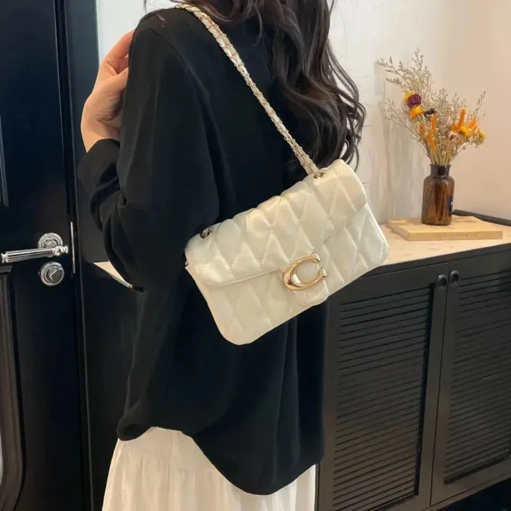 nouveau sac à bandoulière matelassé pour femme 2026, petit sac carré losanges, sac messager croisé pour dames, sac à main quotidien haut de gamme