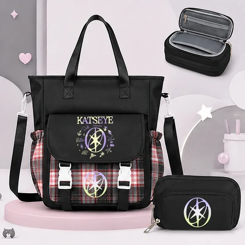 sac dos nylon violet noir motifs floraux géométriques accessoires stylos intérieur informatique voyage femme
