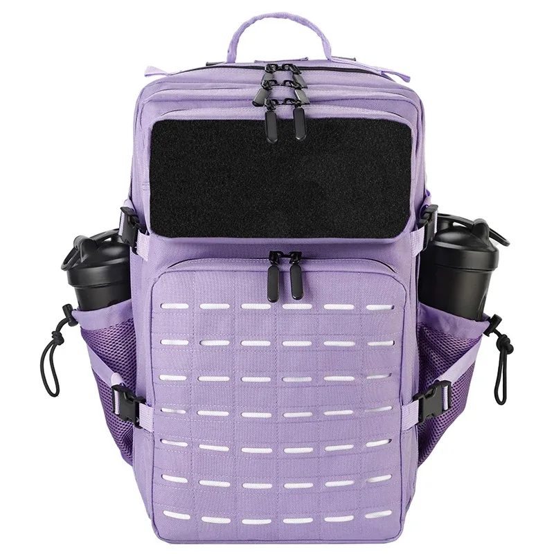 lhi 45l sac à dos tactique hommes noir spotrs athlète sac de sport camping en plein air randonnée sac à dos armée assaut pack avec porte-bouteille