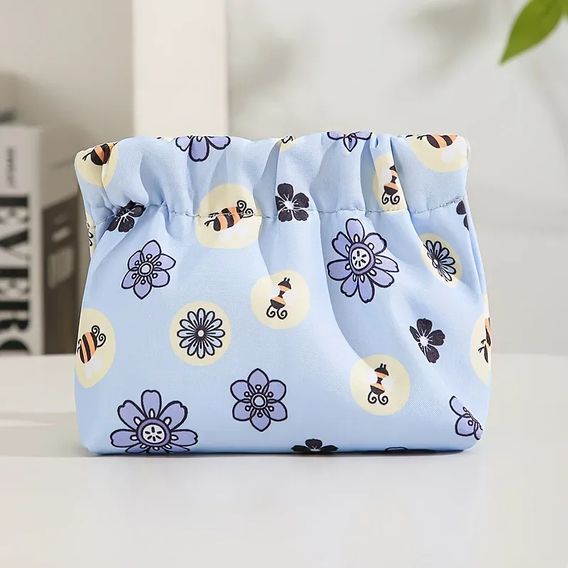 sac de rangement en forme de balle pour enveloppes rouges, pochette pour clés et maquillage, sac de rangement pour câbles de données, sac de transport portable, pochette de rangement à fermeture automatique, sac de tri portable pour câbles de données