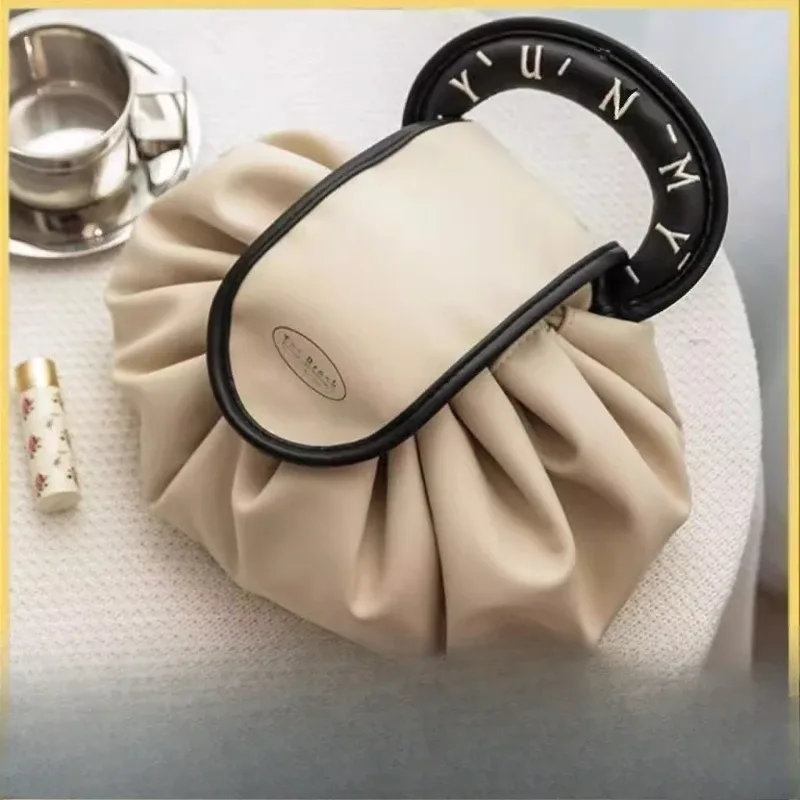 sac de rangement de voyage de grande capacité, pochette à cosmétiques en corde à dessiner, sacs de rangement de maquillage, bagages à usage spécial pour femmes