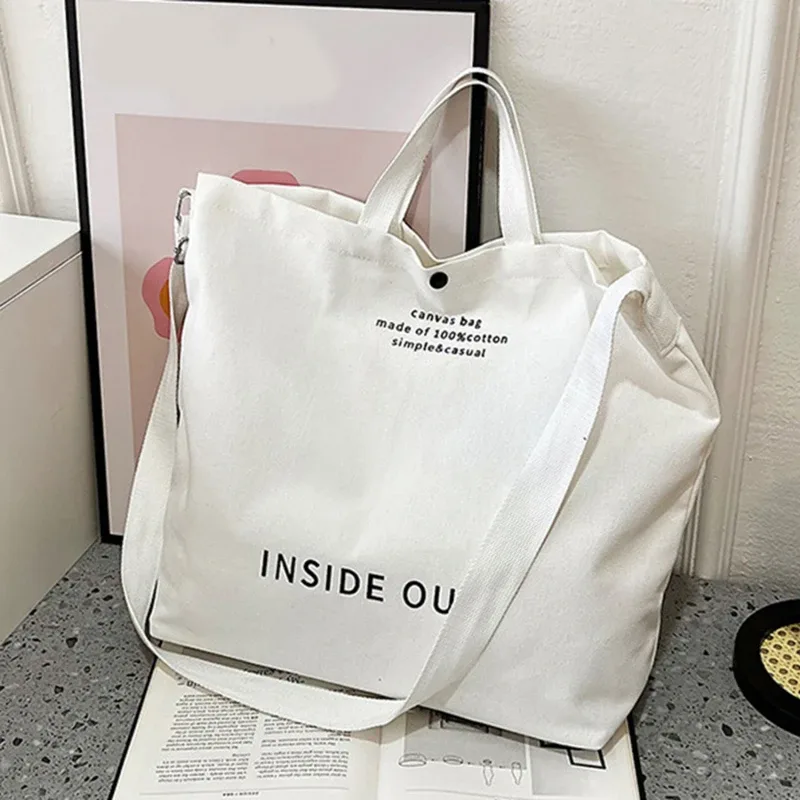 sac à bandoulière unisexe en toile japonaise simple, lavable, épais, grande capacité, pour étudiants, usage quotidien